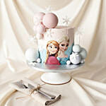 Frozen Princesses DesignerChoco Fudge Cake 2 KG