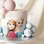 Frozen Princesses DesignerChoco Fudge Cake 2 KG