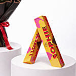 Romantic 9 Red Roses Classic Bouquet With Toblerone Chocolates