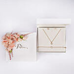 Police Gold Plated MOP Jewelry Gift set for Her