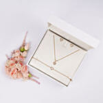 Police Gold Plated MOP Jewelry Gift set for Her