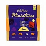 Cadbury Miniatures Birthday Gift Box 400g