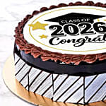 Half Kg Congrats Graduate Chocolate Cake