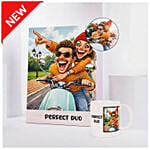 Perfect Duo Caricature and Mug Set