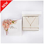 Police Gold Plated MOP Jewelry Gift set for Her