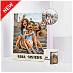 Soul Sisters Caricature and Mug Set