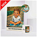 The Troublemaker Caricature and Mug Set