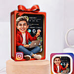 Instagram Inspired Photo Gift Set for Boy