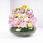 Premium Pink Flower Bowl