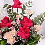Elegant Mixed Roses Bowl