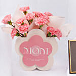 Luxury Mom Flower Arrangement Ahd Chocolate Box