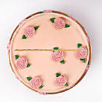 Rose Bloom Mothers Day Red Velvet Cake 500Gm