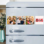 Love You Mom Personalized Fridge Magnets Set of 4