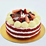 Half Kg Red Velvet Cake For Birthday