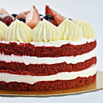 Half Kg Red Velvet Cake For Birthday