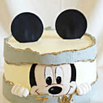 Mickey Mouse Theme Chocolate Fudge Cake 1.5 KG