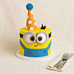 Minion Theme Chocolate Fudge Cake 2 KG