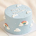 Rainbow Cloud Chocolate Fudge Cake 1 KG