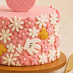 Cute Minnie Mouse First Birthday Cake