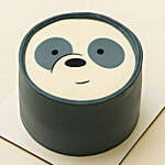 Cute Panda Celebration Fudge Cake Half KG