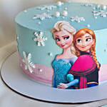 Frozen Princess Theme Chocolate Fudge Cake 1 KG