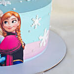 Frozen Princess Theme Chocolate Fudge Cake 1 KG