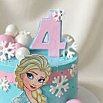 Frozen Princess Theme Chocolate Fudge Cake 2 KG