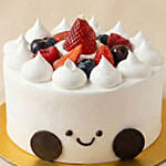 Jelly Cat Croissant Theme Chocolate Cake 1 KG