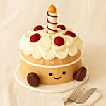 Amuseable Brown Birthday Fudge Cake 1 KG