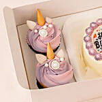 Birthday Bento Cake and Cupcake Set