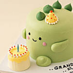 Birthday Joy Dinosaur Fudge Cake 2 KG