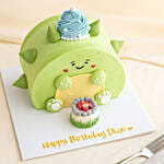 Birthday Wishes Dino Fudge Cake 1 KG Flavor