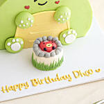 Birthday Wishes Dino Fudge Cake 1 KG Flavor