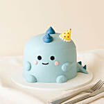 Blue Dino Celebration Fudge Cake 2 KG