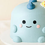 Blue Dino Celebration Fudge Cake 2 KG