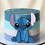 Stitch Inspired Ocean Wave Chocolate Cake 1 KG