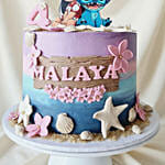 Lilo and Stitch Beach Bliss Chocolate Cake 1.5 KG