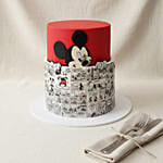 Mickey Mouse Theme Chocolate Fudge Cake 2.5 KG