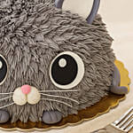 Cute Cat Red Velvet Cake 1.5 KG