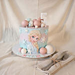 Frozen Princess Theme Chocolate Fudge Cake 1.5 KG