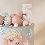 Frozen Princess Theme Chocolate Fudge Cake 1.5 KG