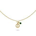 Cerruti 1881 Gold Plated Double Round Motif Necklace and Earring for Her