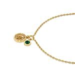 Cerruti 1881 Gold Plated Double Round Motif Necklace and Earring for Her