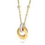 Cerruti 1881 Gold Plated Ring Necklace and Earrings Gift Tray for Her
