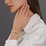 Cerruti 1881 Gold Plated valeria Bracelet GIft Tray for Her