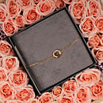 Cerruti 1881 Gold Plated valeria Bracelet GIft Tray for Her