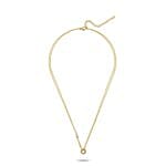 Police Gold Plated DuoLayer Necklace for Her