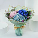 Beautiful 4 Colour Hydrangea Bouquet