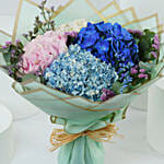 Beautiful 4 Colour Hydrangea Bouquet