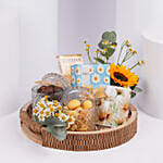 Golden Bloom Chocolate Gift Tray